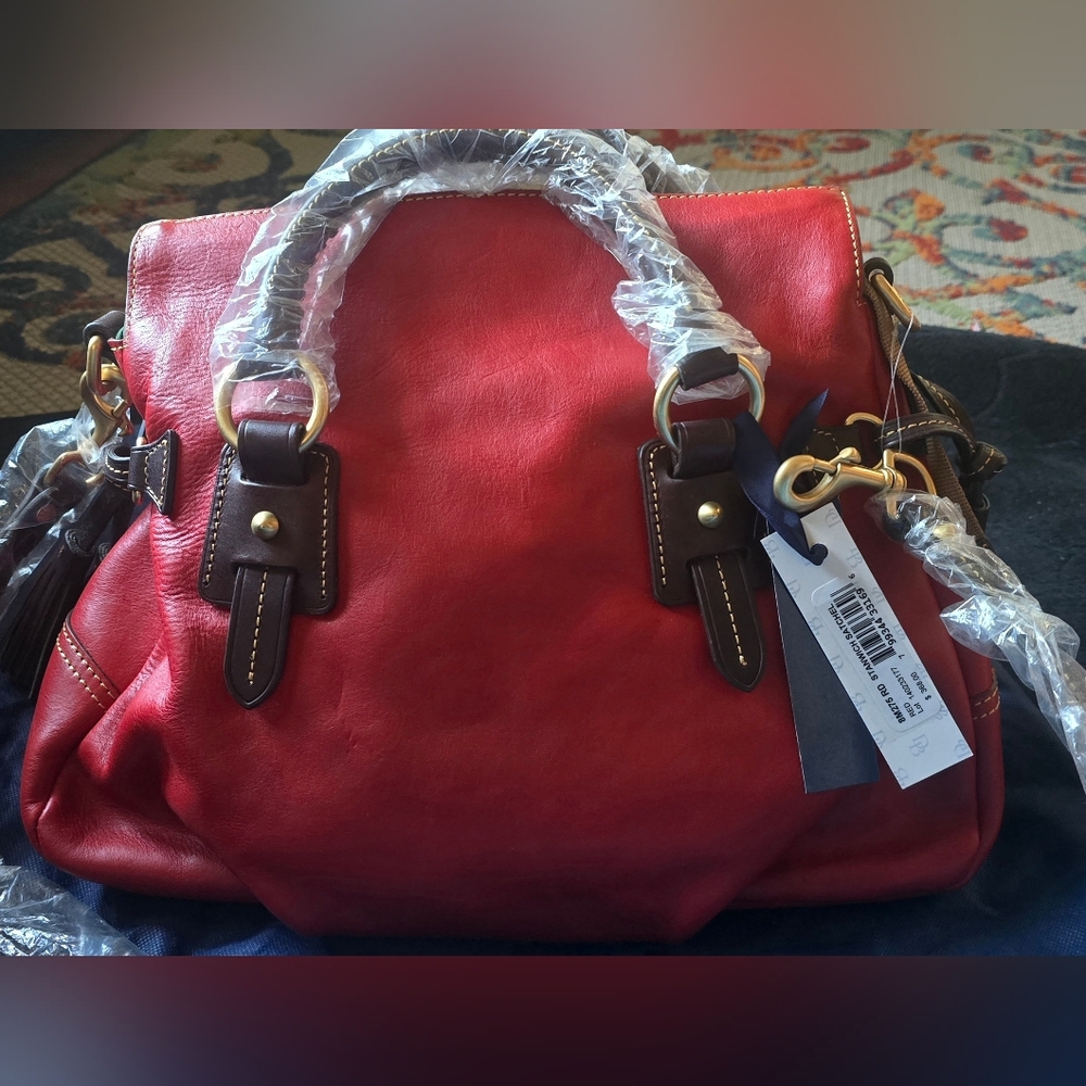 Dooney & Bourke 8M275 RD Stanwich Satchel - Picture 3 of 14